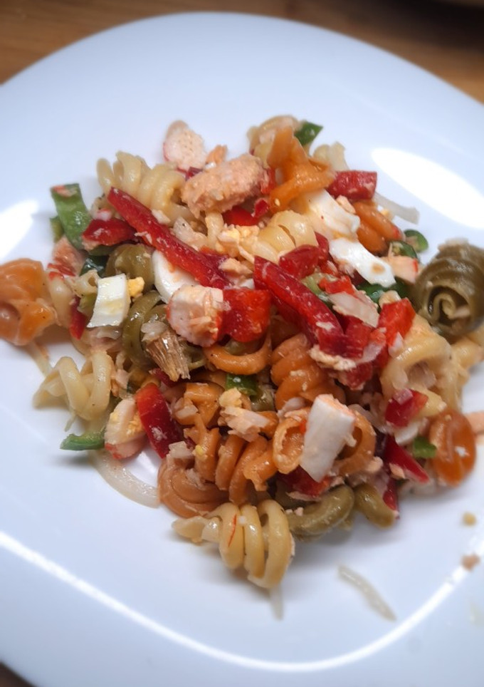 Una foto de Ensalada de espirales