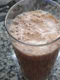 My homemade Nutella Chocolate Milkshake