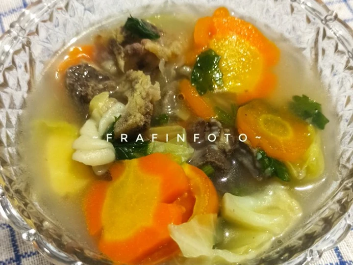 Langkah Mudah untuk Membuat Resep Sup tulang sapi Anti Ribet, Bisa Manjain Lidah