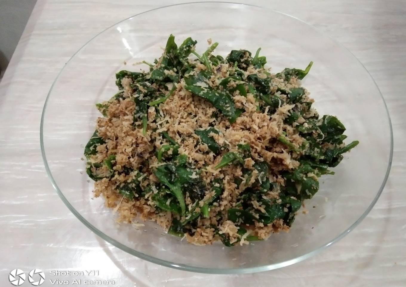 Brazilian spinach spread