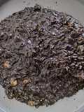 ริซอตโต้หมึกดำ Squid ink resotto
