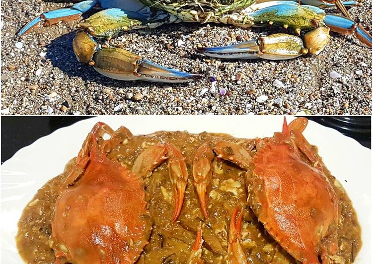 Jaiba Azul Chili Crab Thai Style en salsa cremosa de huevo