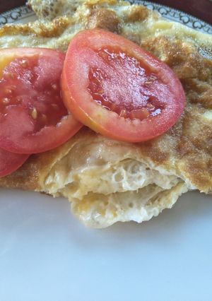 A picture of Fried eggs.