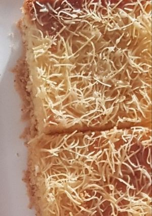 صورة لوصفة بسبوسة