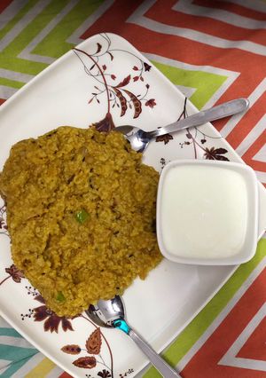 A picture of Moong Daal Khichdi.