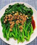 Cải làn sốt tỏi 🧄dầu hào