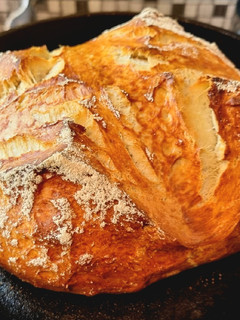 Una foto de Pan casero al horno