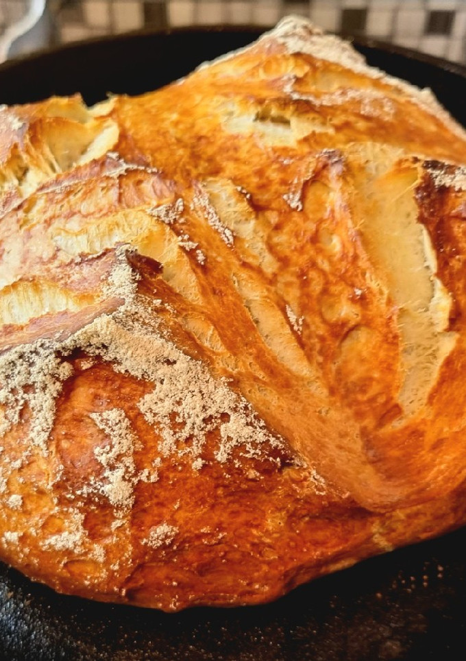Una foto de Pan casero al horno
