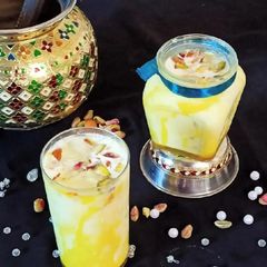 A picture of Kesar Dry fruits Lassi in 5 minutes for Fasting.