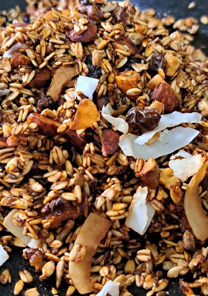 Una foto de Granola casera (vegana)