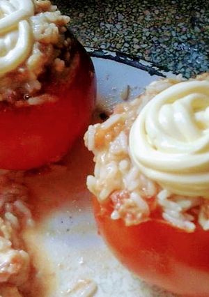 Una foto de Tomate rellenos #nostalgia!!