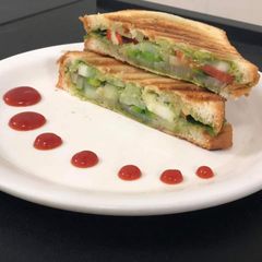 A picture of Grilled sandwich.
