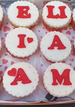 Una foto de Cupcakes deliciosos para San Valentín 🧁♥️