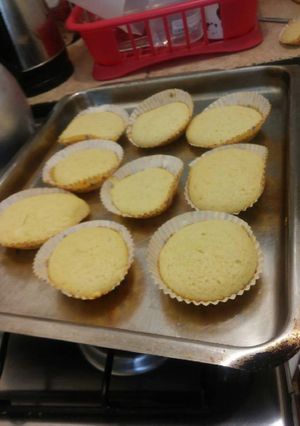 Una foto de Cupcakes de vainilla muy sencillo