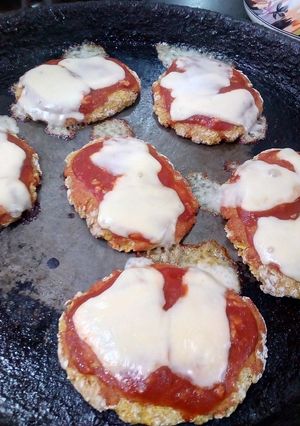 Una foto de Pizzetas de calabaza y avena