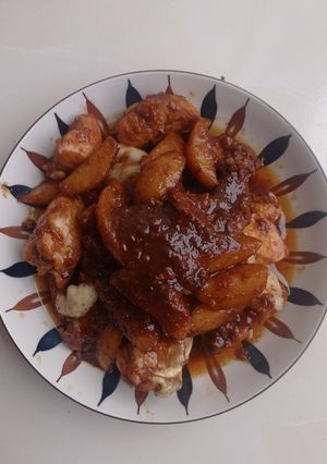 Foto resep Ayam kentang masak kecap