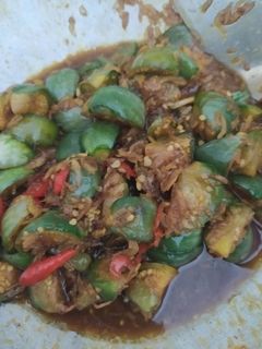 Foto resep Oseng terong glatik rebon