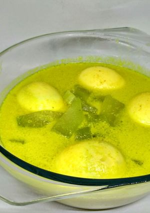 Foto resep Telur & labu siam santan Kuning