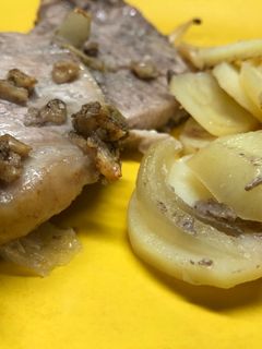 Una foto de Chuletas de cerdo al horno