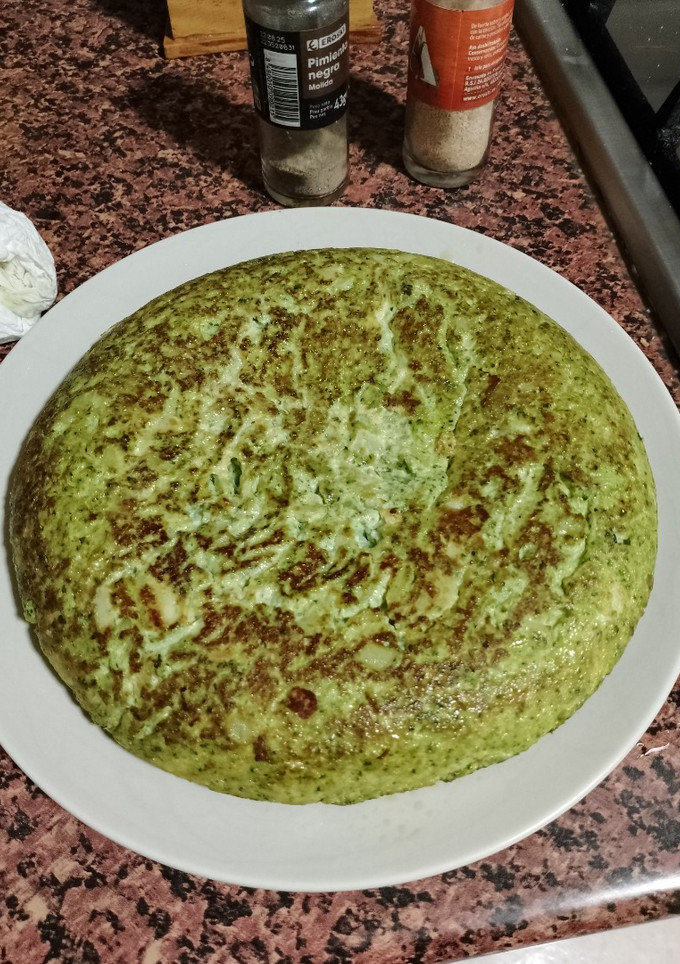 Una foto de Tortilla de Brócoli