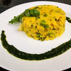 A picture of Vegetable Rava Upma.