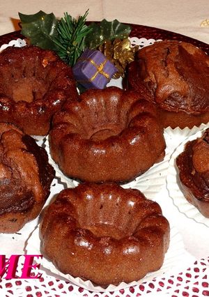Foto principal de Budines de cacao y anís sin gluten