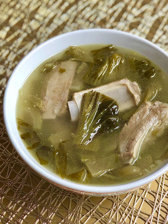 Cara Gampang Menyiapkan Bakut sayur asin Simpel