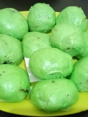 Anti Ribet, Buat Bakpao Pandan isi selai cokelat Untuk Pemula