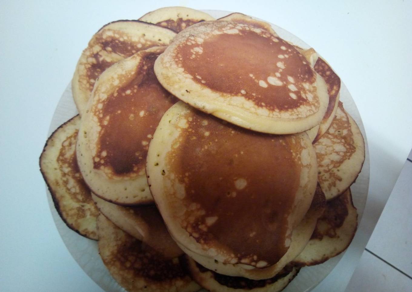 Pancakes bien gonflés