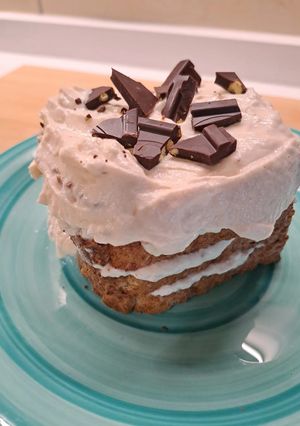 A picture of Fit Tiramisu with Greek Yogurt.