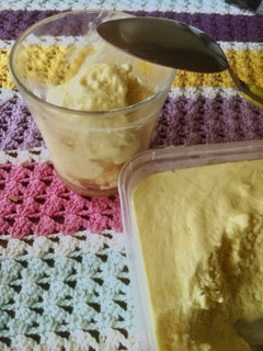 Foto resep Es cream mangga mix kweni #5resepbaruku