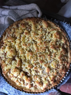 Una foto de Tarta de coco y dulce de leche