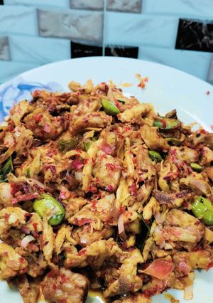 Foto resep Ayam Suwir dan Tempe Kecombrang