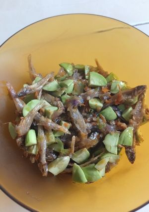 Foto resep Sambal Pete Teri Pedas