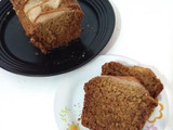 Budín vegano integral de peras