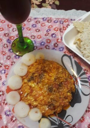 عکسی از دستور املت گوجه و پنیر پیتزا