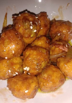 Foto resep Bola Tempe Saus Mentega