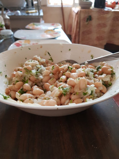 Una foto de Ensalada de porotos