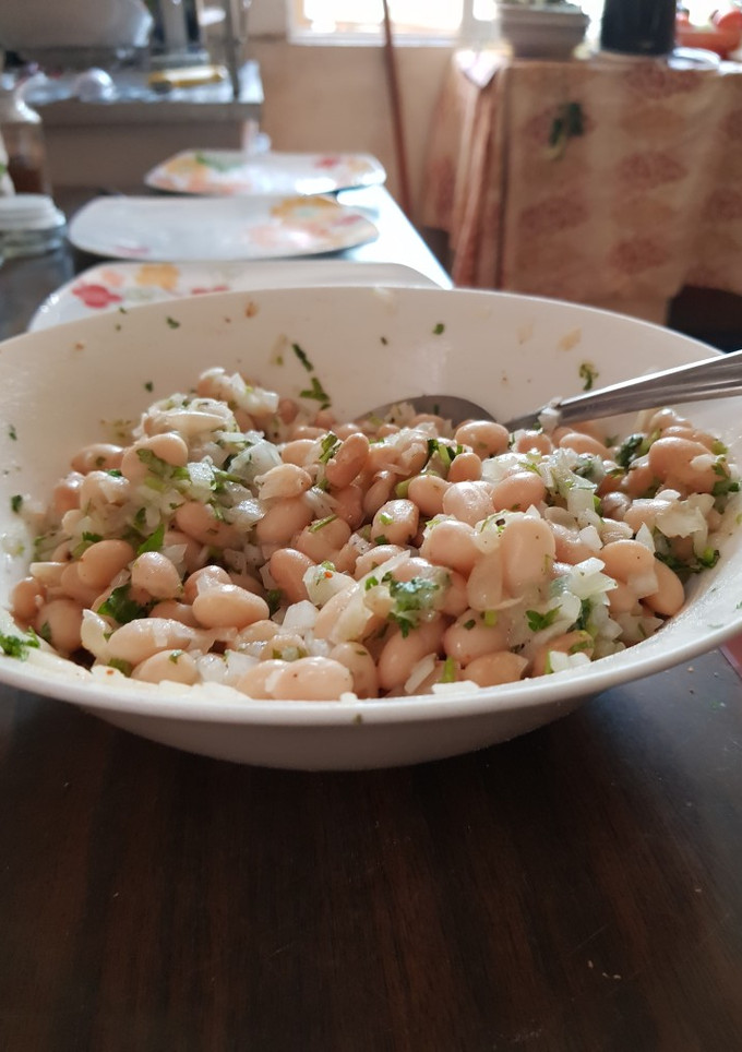 Una foto de Ensalada de porotos