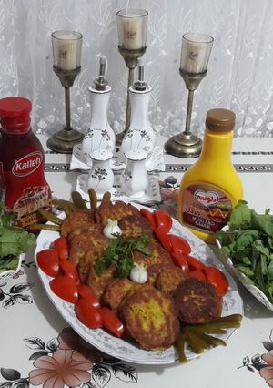عکسی از دستور کوکوی ماهی و سیب زمینی