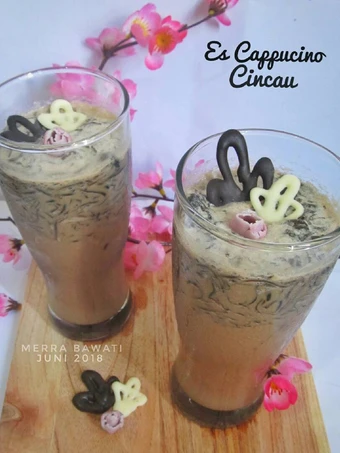 Cara Gampang Menyiapkan Resep Es Cappucino Cincau yang  Bikin Ketagihan Anti Ribet, Menggugah Selera