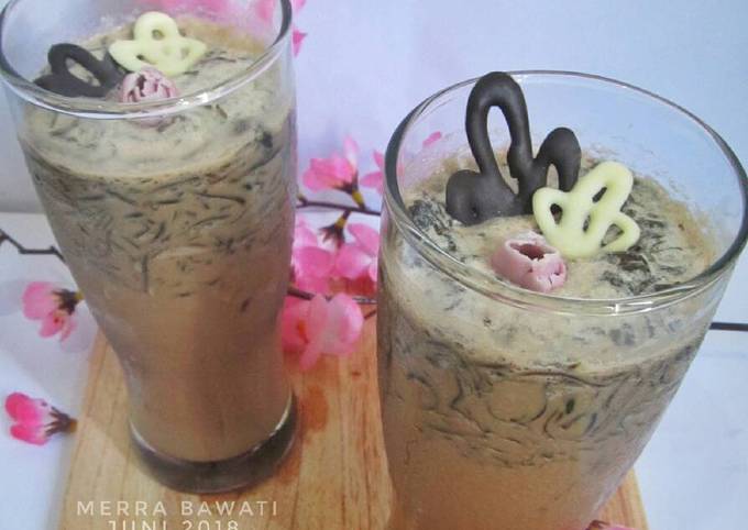 Resep Es Cappucino Cincau Anti Gagal