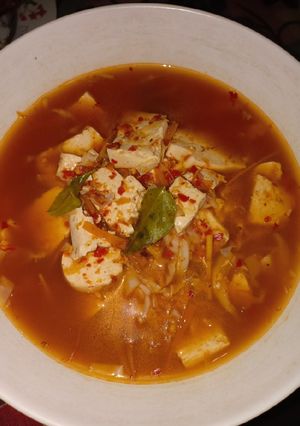 Foto resep Sup Tahu Korea Simple ala ala (diet)