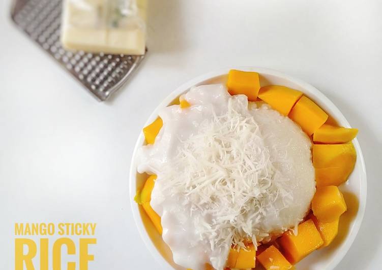 Langkah Mudah untuk Menyiapkan Ketan Mangga / Mango Sticky Rice, Bisa Manjain Lidah