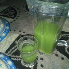 A picture of Cucumber and ginger juice.