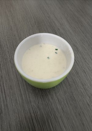 Une photo de Sauce à la mozzarella