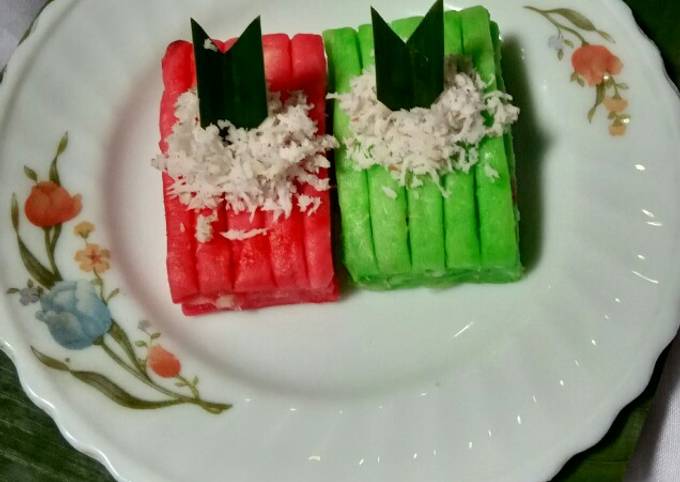 Langkah Mudah untuk Membuat Getuk Lindri (Tanpa Cetakan), Lezat