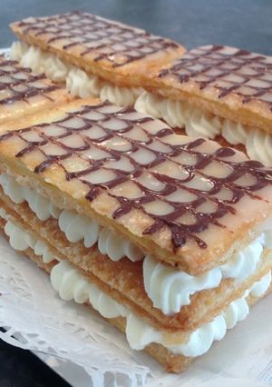 Una foto de Mil hojas de Nata