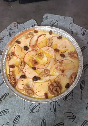 Una foto de Tarta de Yogur y Manzana