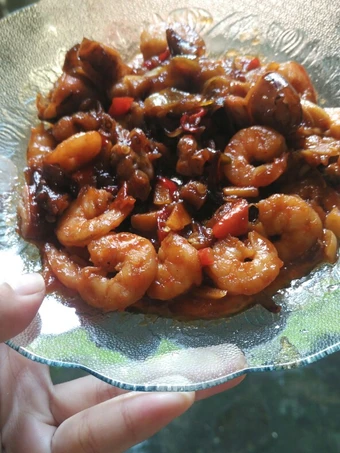 Cara Mudah Membuat Resep  Udang cumi asin pedas manis yang Enak, Lezat